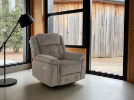 Elektrischer Relaxsessel mit Relaxmechanismus Trevi Lounge - grau