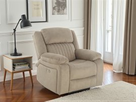 Elektrischer Relaxsessel mit Relaxmechanismus Fosso Comfort - beige
