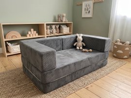 Vakuumverpacktes Sofa Tino – Grau