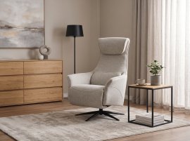 Massagesessel Forte mit Relaxfunktion – Beige