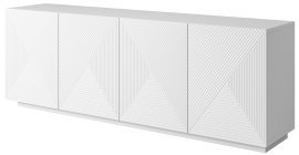 Kommode auf Sockel Asha 200 4D – Weiß