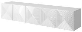 Wand-TV-Kommode Asha 200 5D – Weiß Hochglanz