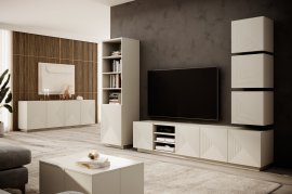 Wohn- und Schlafzimmer auf Sockel Asha – Kaschmir