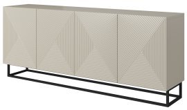 Kommode mit Metallrahmen Asha 200 4D – Kaschmir