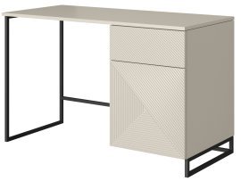 Schreibtisch mit Metallgestell Asha 120 1T1S – Kaschmir