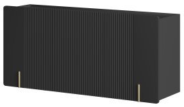 Wandkommode Malmi 150 3D – Schwarz, Golddekor