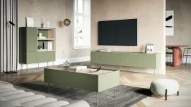 Wohn- und Schlafzimmer Desin – Olivgrün