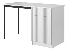 Schreibtisch Nicole 120 1T1S – Weiß