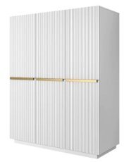 Kleiderschrank auf Sockel Nicole 150 3D – Weiß