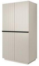 Kleiderschrank auf Sockel Nicole 100 2-türig – Kaschmir