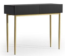 Schminktisch Nicole 100 2SZ – Schwarz