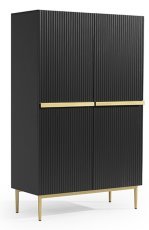 Schrank Nicole 100 2D2SZ_N – schwarz