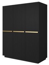 Kleiderschrank auf Sockel Nicole 150 3D – Schwarz