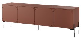 TV-Kommode Sonatia 200 4T1S – Burgunderrot