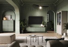 Wohn- und Schlafzimmer Sonatia – Olivgrün