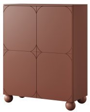 Kommode Sonatia II 120 2T2S – burgunderrot