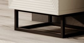 Metallrahmen für Wohn- und Schlafzimmer Asha – Kaschmir