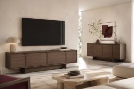 Wohn- und Schlafzimmer Zolia – Nussbaum Elegant