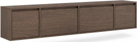 Wand-TV-Kommode Zolia – Nussbaum elegant