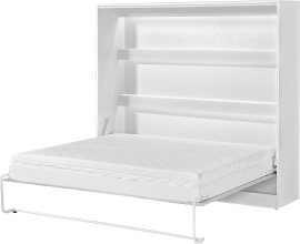 Horizontales Klappbett im Schrank Perfect 160x200 cm – Weiß