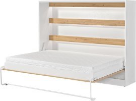 Horizontales Schrankbett Perfect 140x200 cm – Eiche