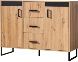 Breite Kommode Lamelix 05 – ohne Lamellen