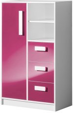 Hohe Kommode Guliver 05 – Rosa